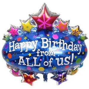 Happy birthday from all of us foil balloon‎